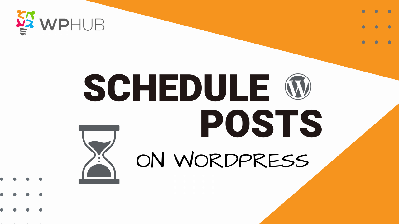 schedule posts on wordpress