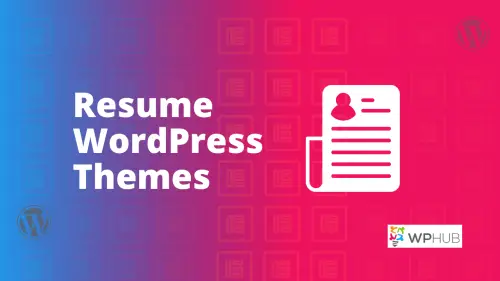 resume wordpress themes